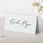Plaque De Table Pops de gâteau Étiquette de nourriture mariage ten (En SItu (Tableau))