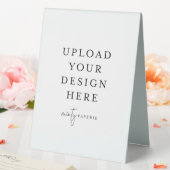 Plaque De Table Porte-menu en plastique 6" x 8" (In SItu (Mariage))