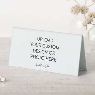 Plaque De Table Porte-nom de table en plastique 6" x 3"