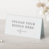 Plaque De Table Porte-nom de table en plastique 6" x 3" petit (En SItu (Tableau))