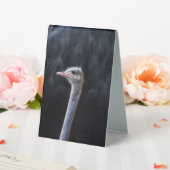 Plaque De Table portrait d'autruche (In SItu (Mariage))