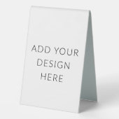 Plaque De Table Portrait de 4 po x 6 po (Verso)