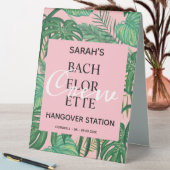 Plaque De Table Poste de relais de bachelorette Tropical Personnal (En SItu (Tableau))