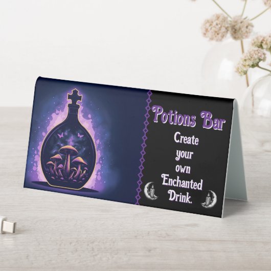 Plaque De Table Potion Bar Magic (En SItu (Tableau))