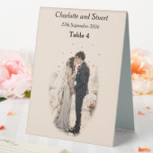 Plaque De Table Premier baiser (In SItu (Mariage))