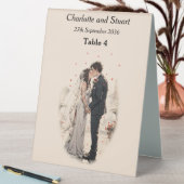 Plaque De Table Premier baiser (En SItu (Tableau))