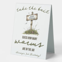 Prends l'appât ! Devinez combien de vers sont dans