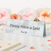 Plaque De Table Prenez place au Marbre blanc Faux (In SItu (Mariage))