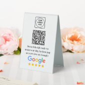 Plaque De Table Présentoir de notation QR pour Google Review (In SItu (Mariage))