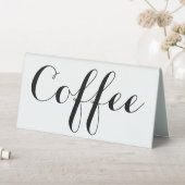 Plaque De Table Présentoir de table à café personnalisé avec conce (En SItu (Tableau))