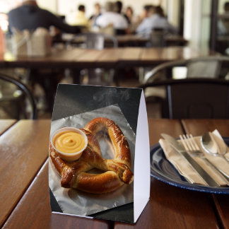 Plaque De Table Présentoir de table pour pretzels chauds et fromag