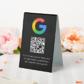 Plaque De Table Présentoir de tente de table de code QR pour avis (In SItu (Mariage))