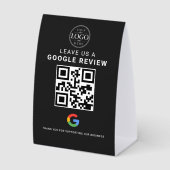 Plaque De Table Présentoir QR pour avis Google (Recto)
