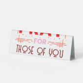 Plaque De Table Priez pour ceux d'entre vous (Recto)