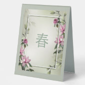 Plaque De Table Printemps (Recto)