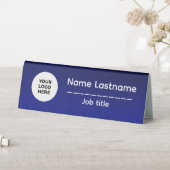 Plaque De Table Professional Office Desk Name Plate with Logo (En SItu (Tableau))
