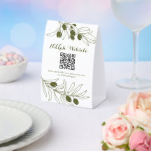 Programme code QR des branches de olivier