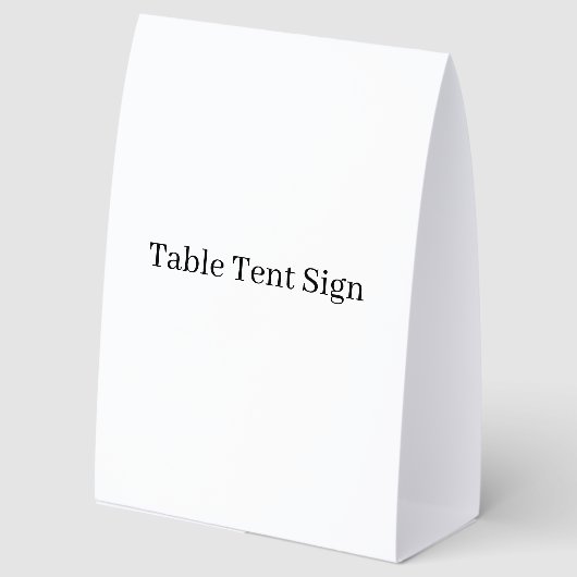 Plaque De Table Promotion Simple de Marque 5"x7" Panneau de Table (Recto)