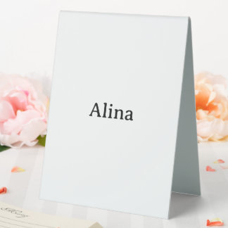 Plaque De Table Promotion simple de marque 6" X 8" en plastique
