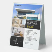 Plaque De Table Propriété À Vendre Panneau Tente Table (Recto)