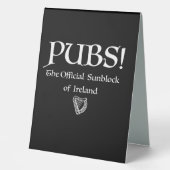 Plaque De Table Pubs ! (Recto)