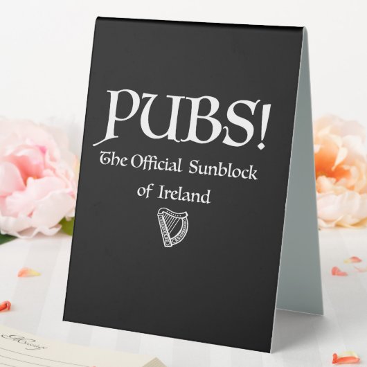 Plaque De Table Pubs ! (In SItu (Mariage))