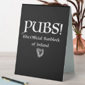 Plaque De Table Pubs ! (En SItu (Tableau))