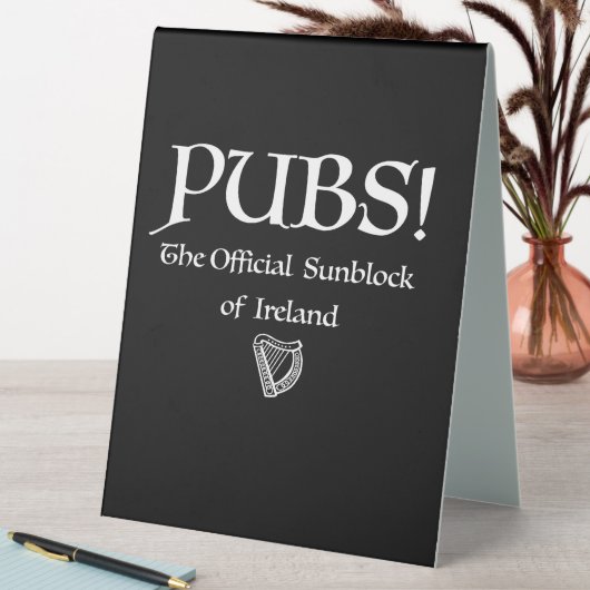 Plaque De Table Pubs ! (En SItu (Tableau))