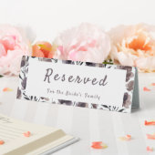 Plaque De Table Purple Floral Botanical Wedding (In SItu (Mariage))