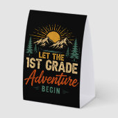 Plaque De Table Que l'aventure de la 1re année commence (Recto)
