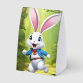 Plaque De Table Rabbit Logo Black Guest Book (Verso)