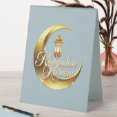 Plaque De Table Ramadan Kareem (En SItu (Tableau))