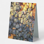 Plaque De Table Rayures Et Citrouilles (Verso)