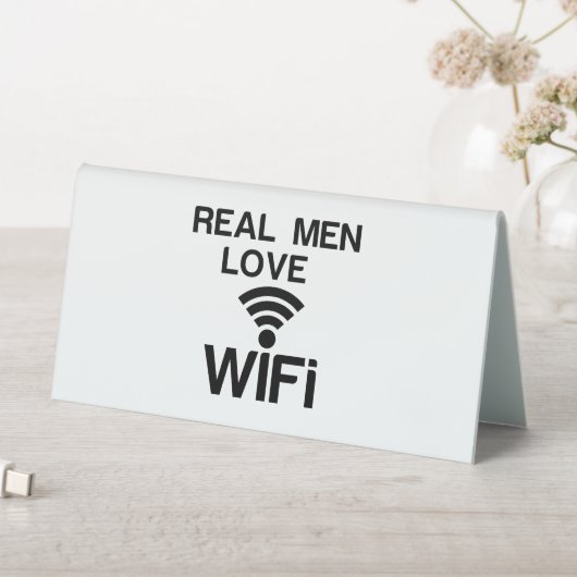 PLAQUE DE TABLE REAL MEN LOVE (En SItu (Tableau))