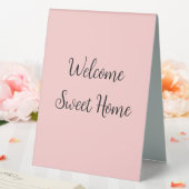 Plaque De Table Realtor bienvenue maison chauffage ajouter votre n (In SItu (Mariage))