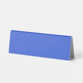 Plaque De Table Réception de bureau professionnel bleu royal (Verso)