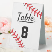 Plaque De Table Réception de mariage de sport de baseball (In SItu (Mariage))