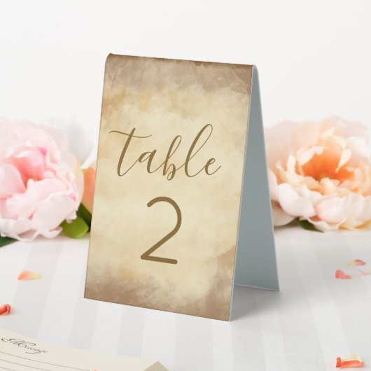 Plaque De Table Réception de mariage rustique boho marron (In SItu (Mariage))