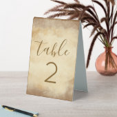 Plaque De Table Réception de mariage rustique boho marron (En SItu (Tableau))