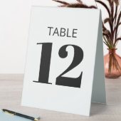 Plaque De Table Réception moderne en noir et blanc (En SItu (Tableau))