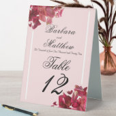 Plaque De Table Réception romantique Pétale Rose rose (En SItu (Tableau))