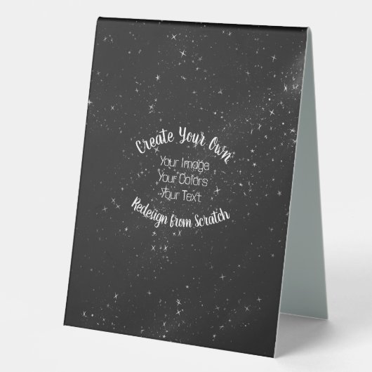 Plaque De Table Redesign from Scratch - Créez votre propre (Recto)