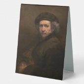 Plaque De Table Rembrandt Self Portrait : Peintre Néerlandais de l (Verso)
