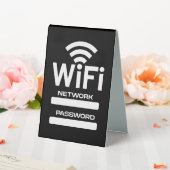 Plaque De Table Réseau Wi-Fi (In SItu (Mariage))