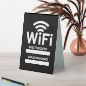 Plaque De Table Réseau Wi-Fi (En SItu (Tableau))