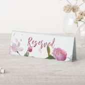 Plaque De Table Réservation pour Mariage Fleurs Multiples (En SItu (Tableau))