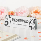 Plaque De Table Réservé Mariage Rétro Rétro (In SItu (Mariage))