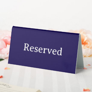 Plaque De Table Réservé Panneau de réservation de table de resta