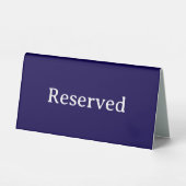 Plaque De Table Réservé | Panneau de tente de réservation de table (Recto)