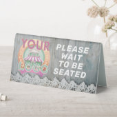 Plaque De Table Restaurant Cafe Custom Business Logo Professionnel (En SItu (Tableau))